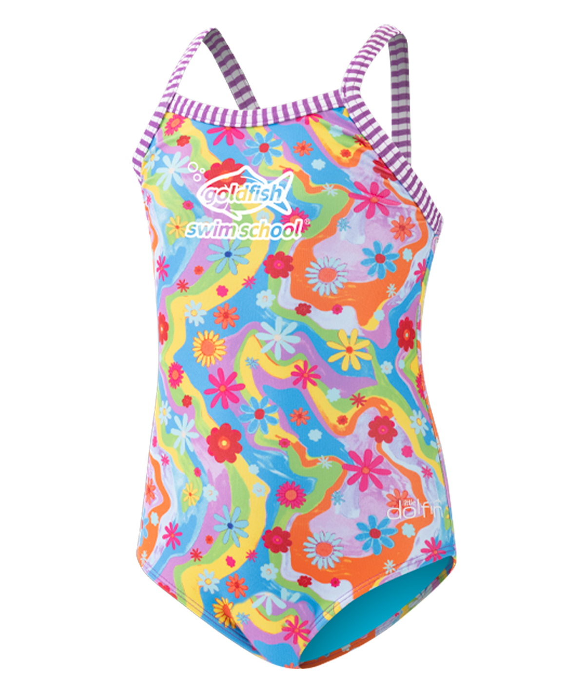 Goldfish Little Dolfin Girls' Buttercup One Piece Swimsuit