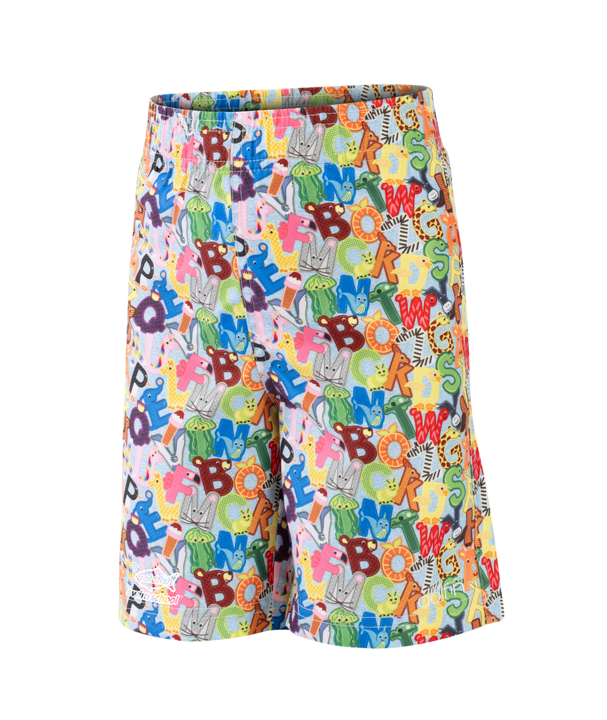 Goldfish Little Dolfin Boys' Alphabet Soup Swim Trunks