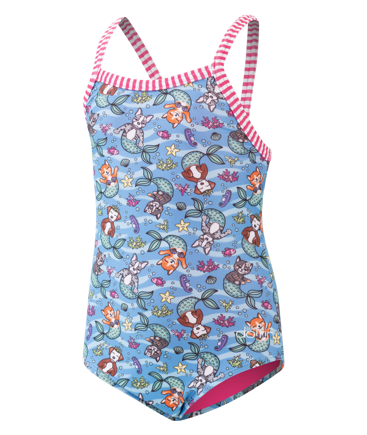 Little Dolfin Girls' Furmaids Soup One Piece Swimsuit