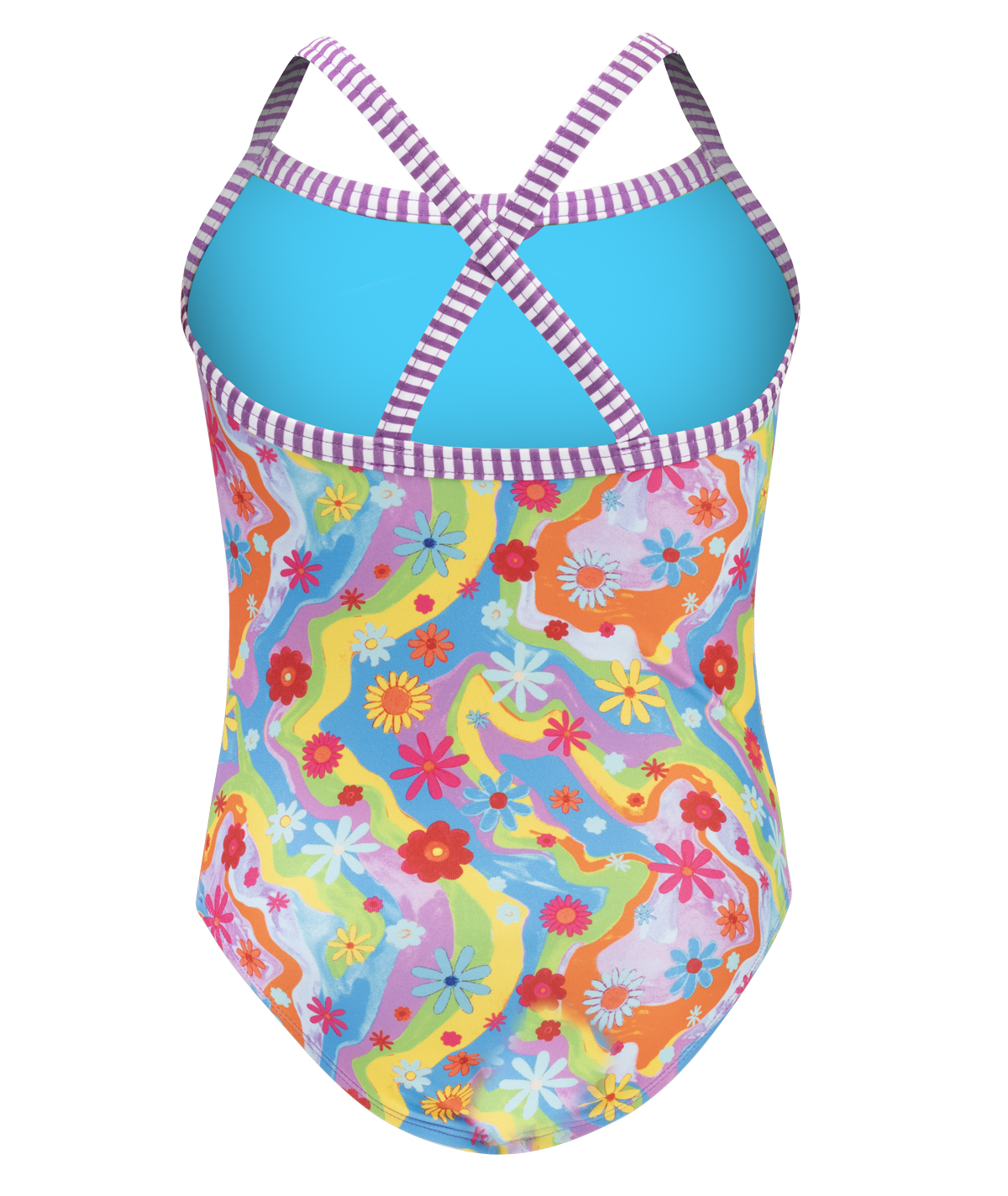 Uglies Girls' Buttercup Criss-Cross Back One Piece Swimsuit