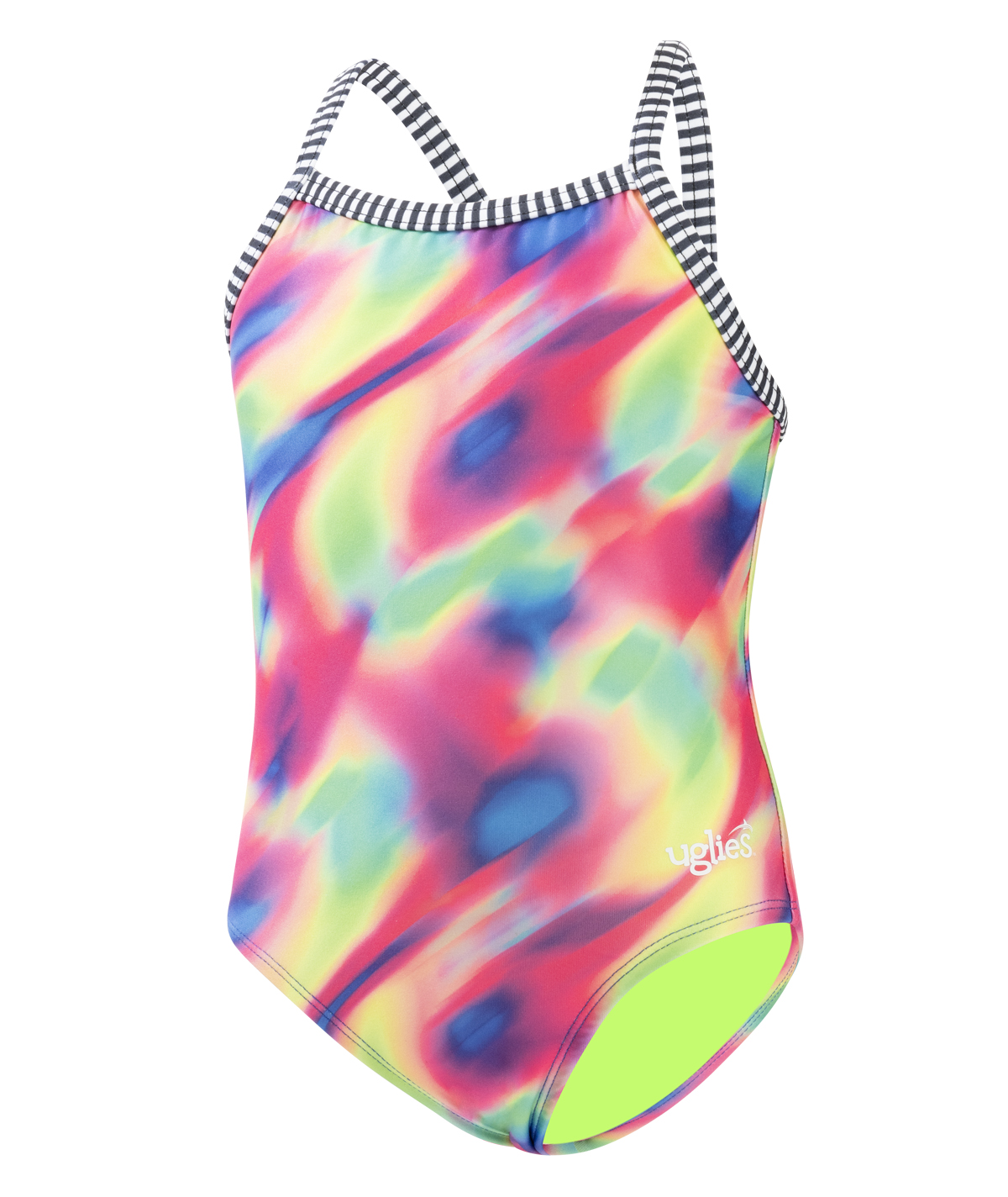 Uglies Girls' Haze Criss-Cross Back One Piece Swimsuit