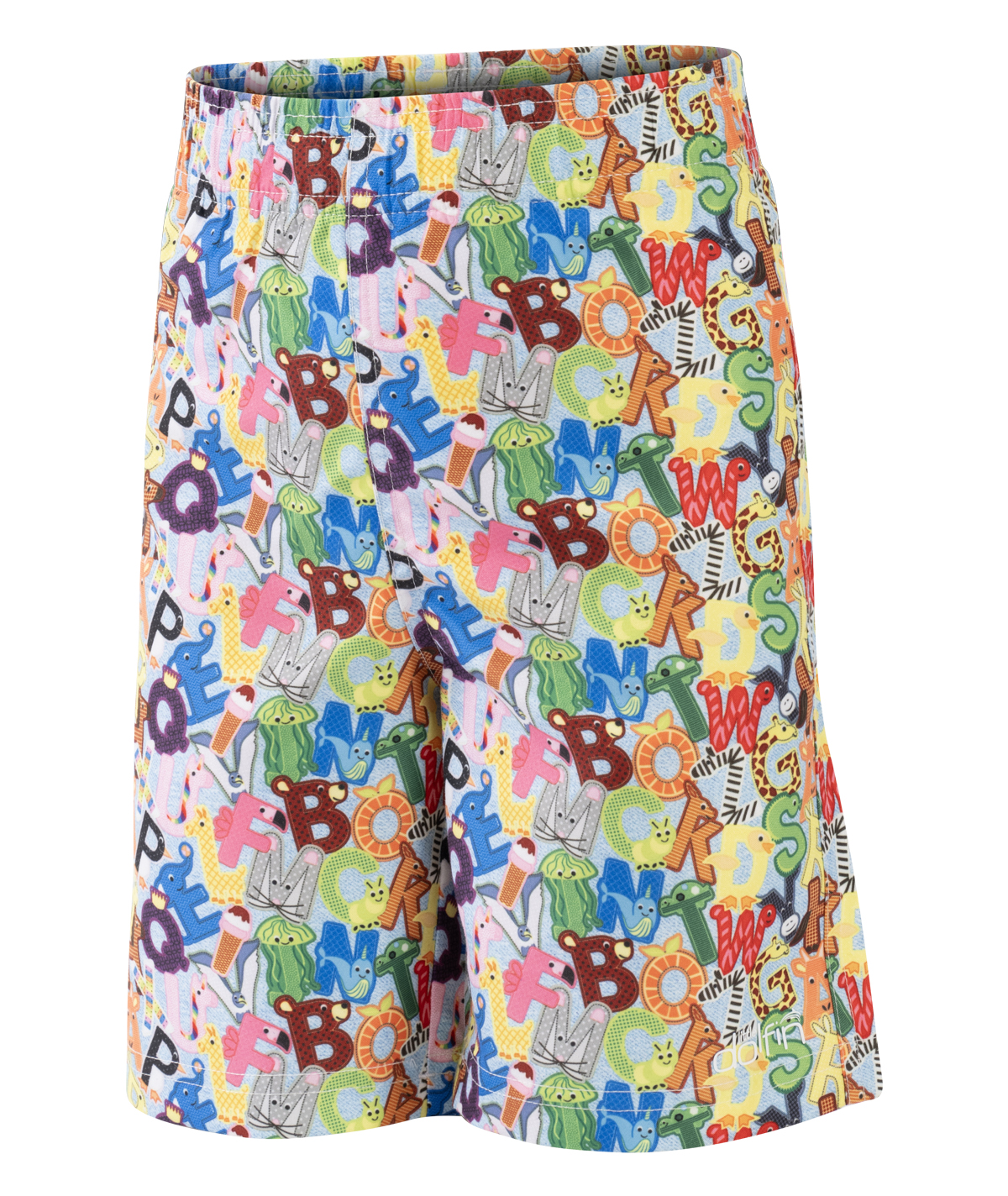 Little Dolfin Boys' Alphabet Soup Swim Trunks