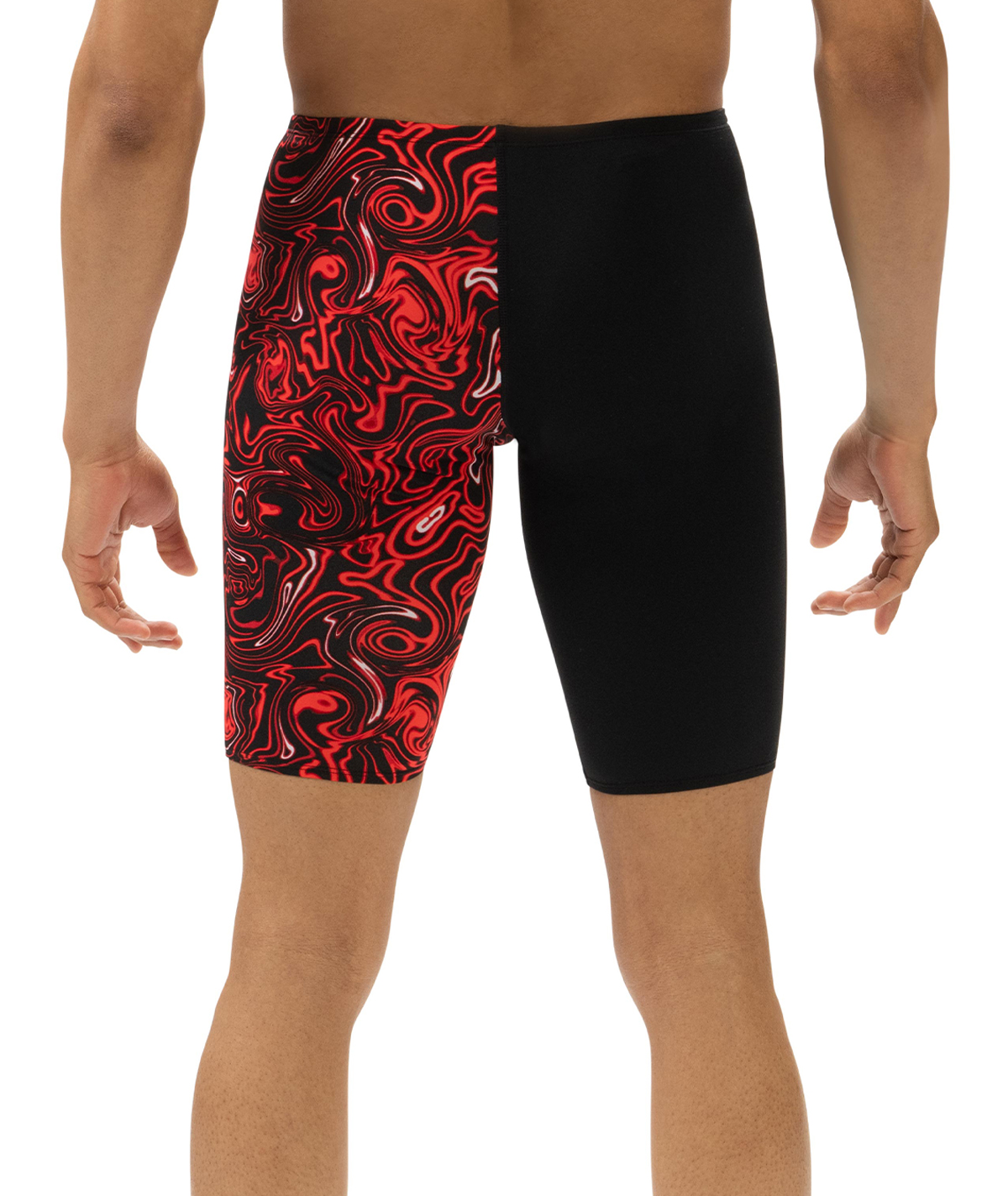 Reliance Men's Printed Vapor and Color Blocked Leg Jammer Swimsuit