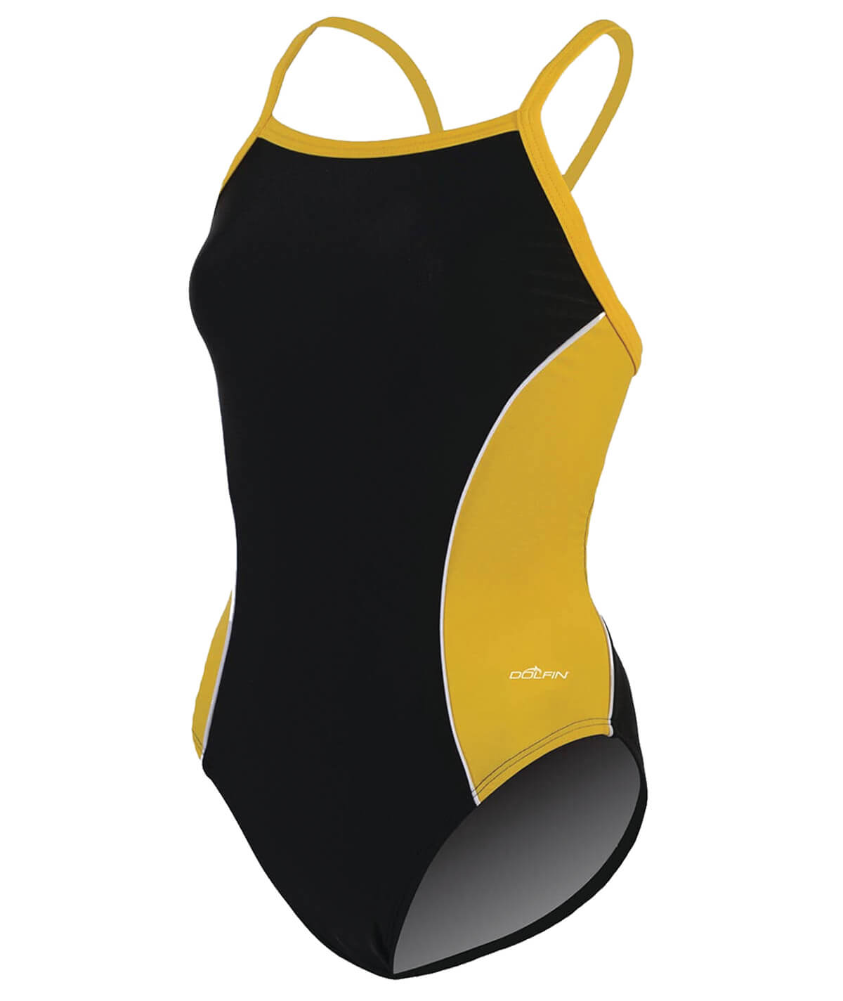 Women's XtraSleek V-2 Back Team Panel One Piece Swimsuit