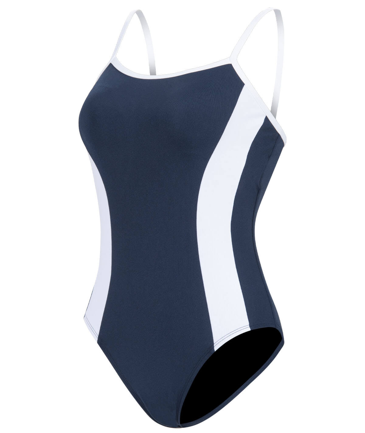 Aquashape Women's Straight Back Moderate Lap Suit One Piece Swimsuit