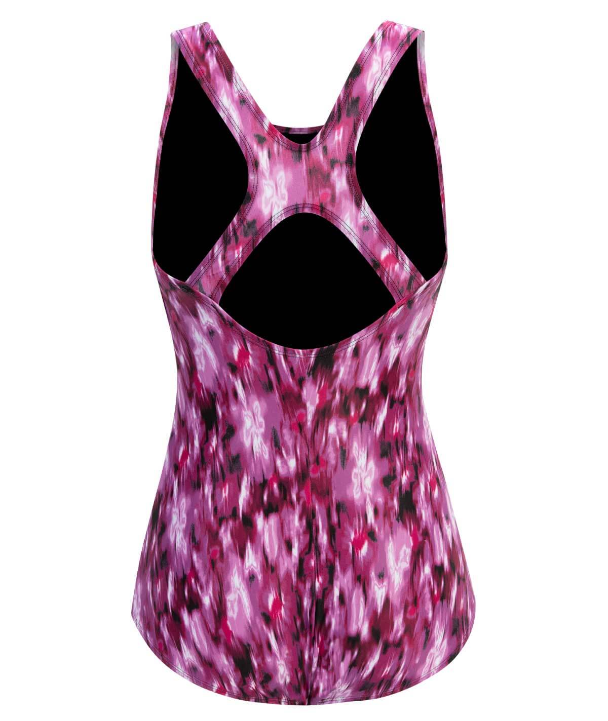 Printed Conservative One-Piece