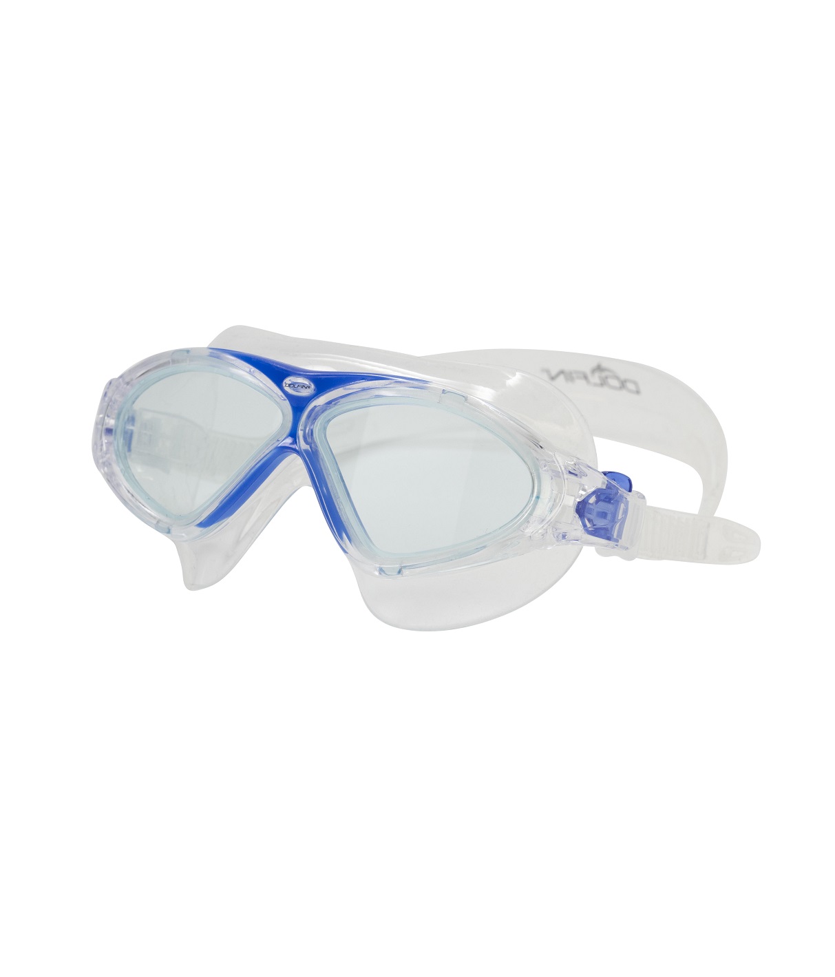 Youth Flipper Blue and Clear Mask