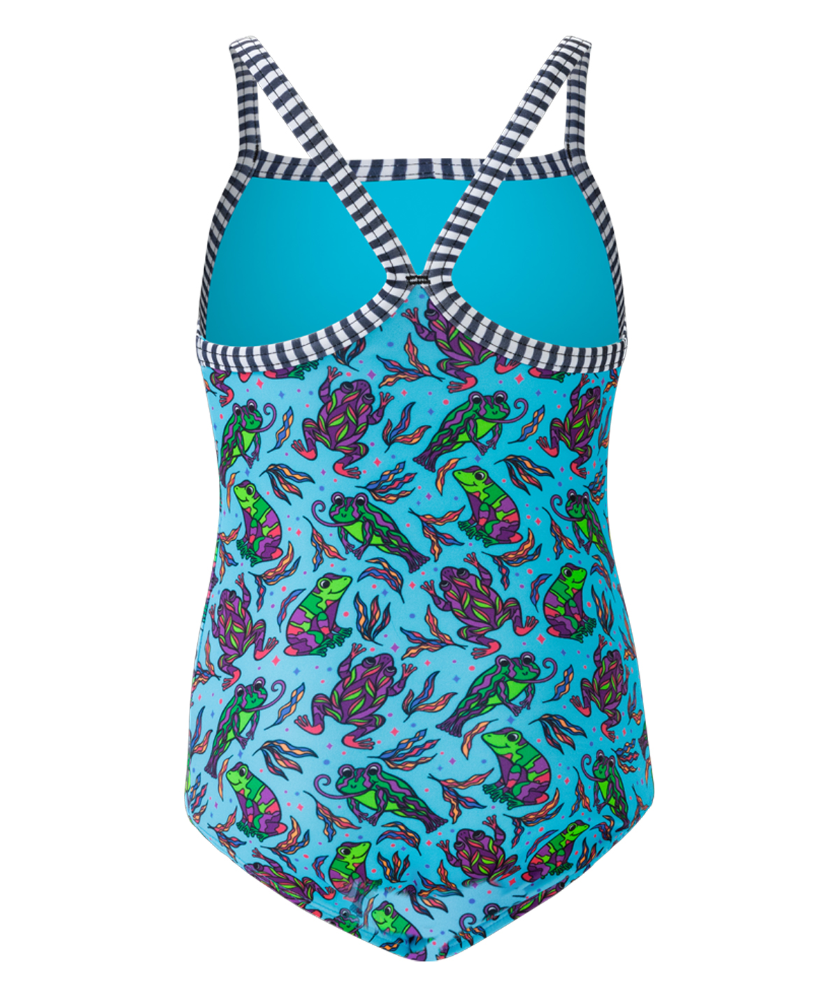 Goldfish Little Dolfin Girls' Ribbit One Piece Swimsuit