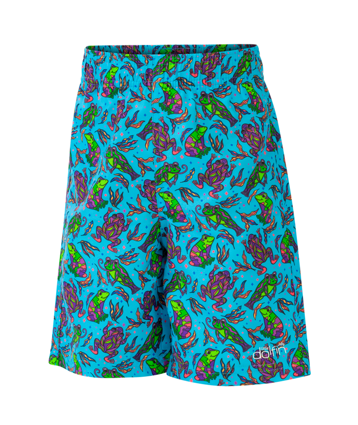 Little Dolfin Boys' Ribbit Swim Trunks