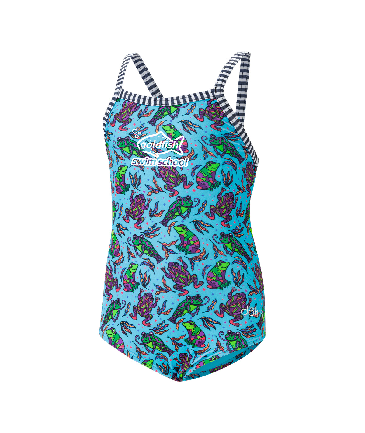 Goldfish Little Dolfin Girls' Ribbit One Piece Swimsuit