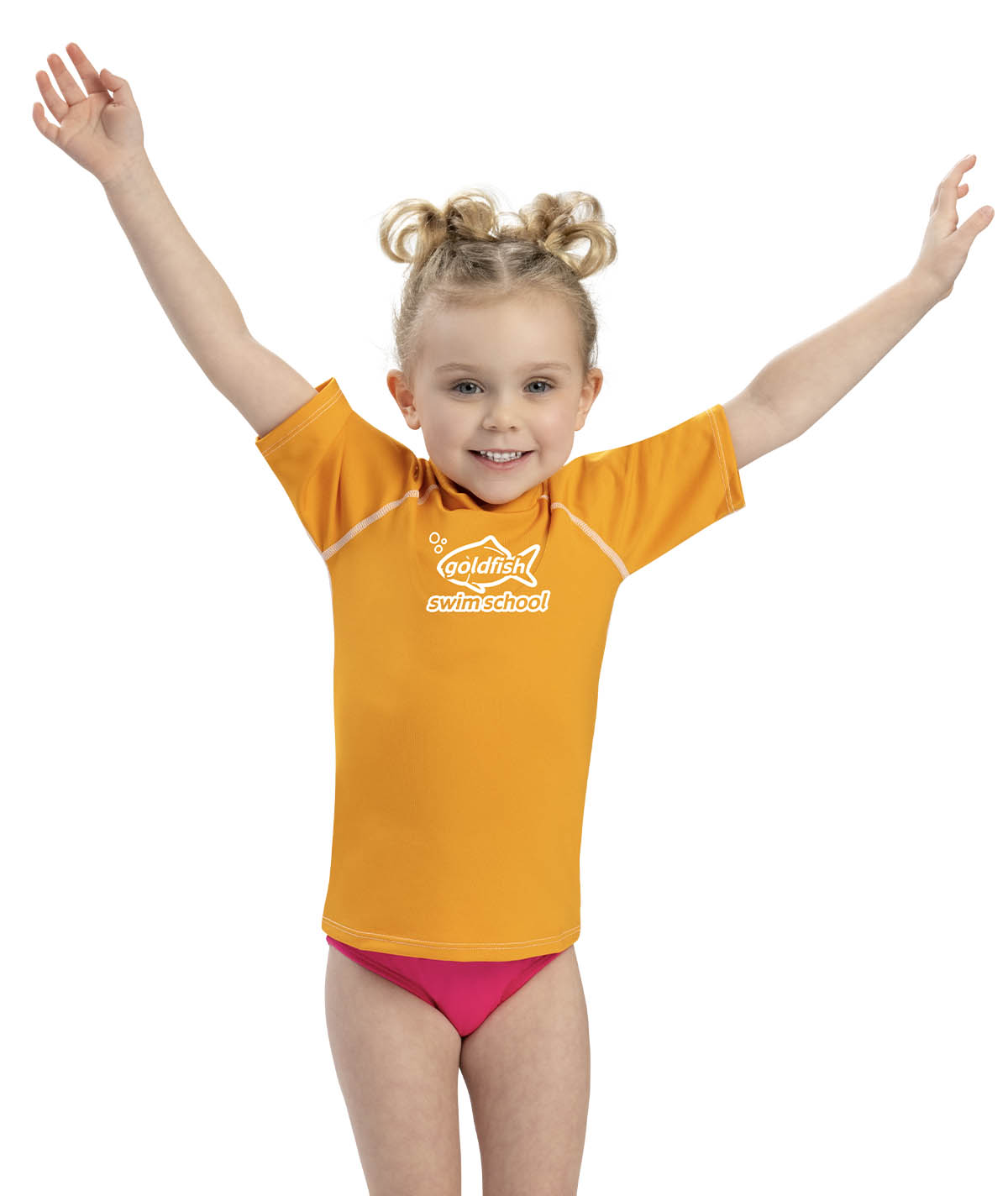 Goldfish Little Dolfin Solid One Piece Swimsuit