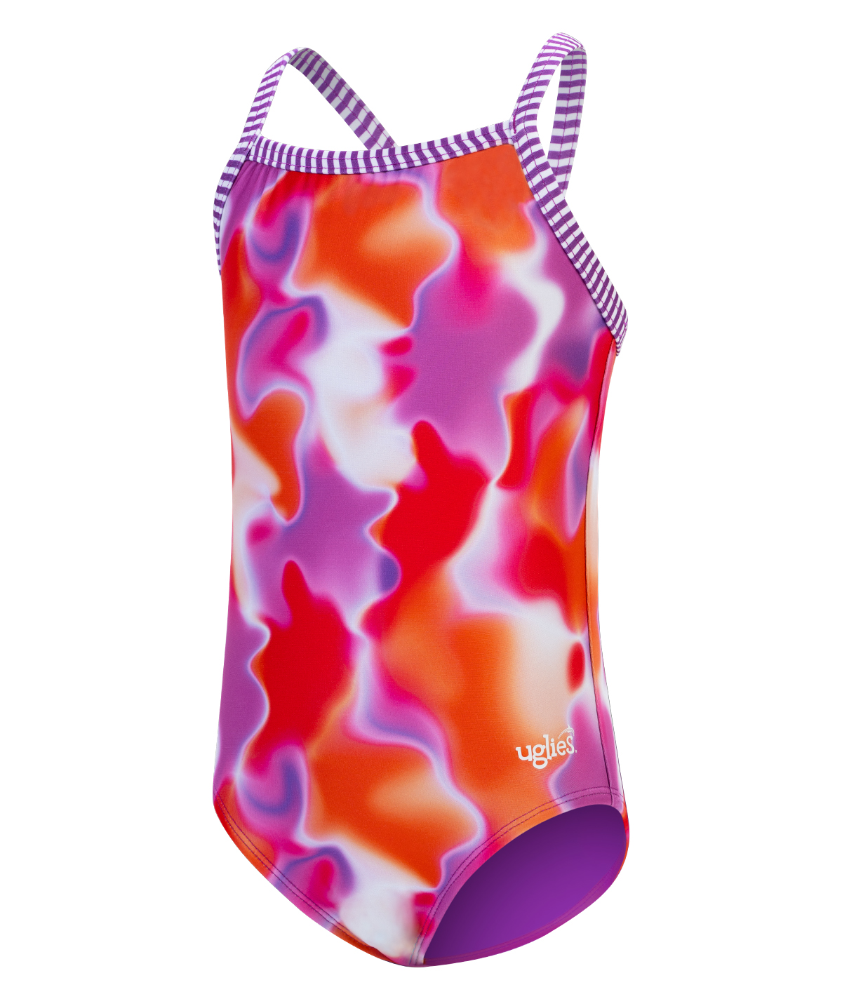 Uglies Girls' Radiant Criss-Cross Back One Piece