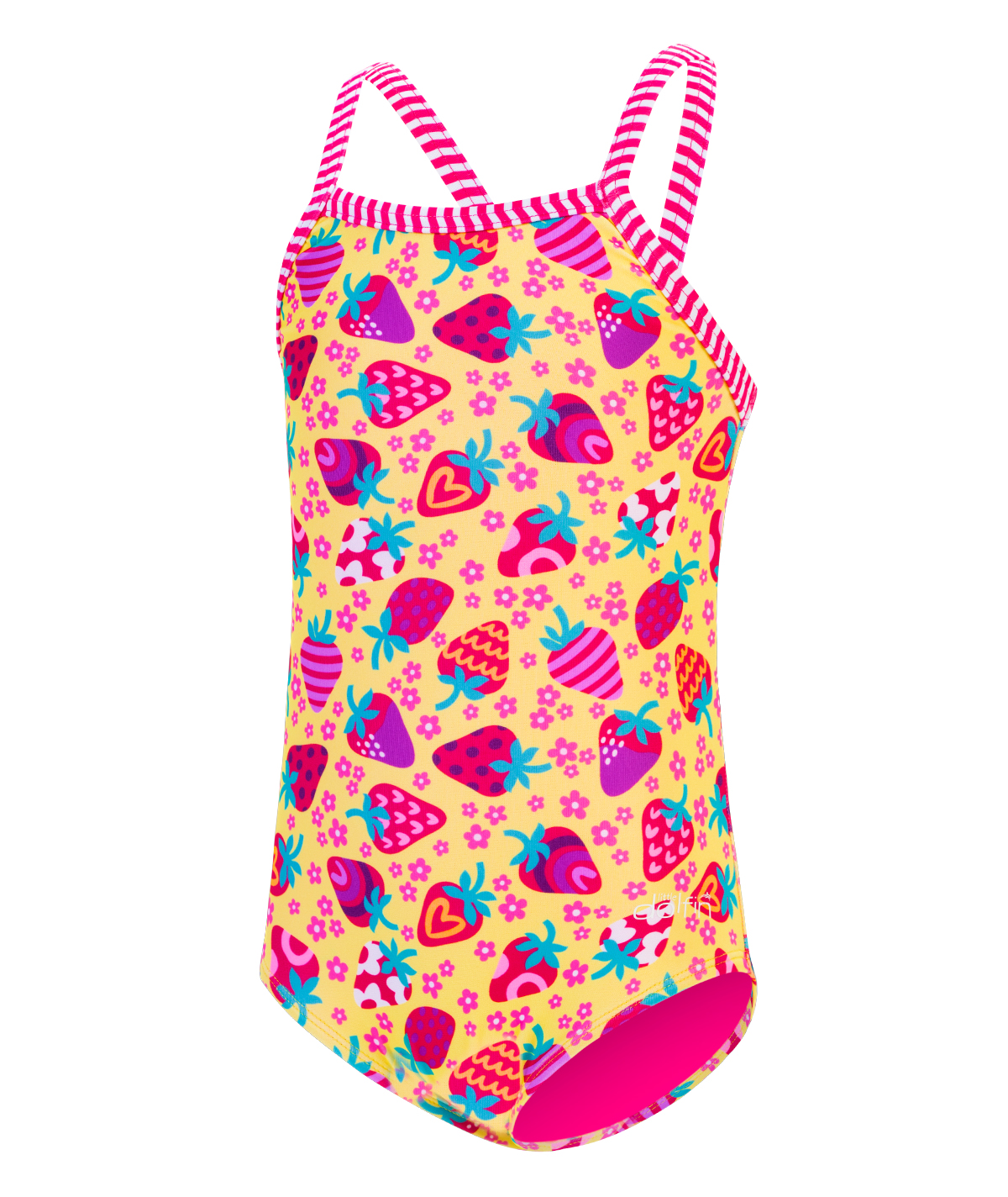 Little Dolfin Girls' Berry Sweet One Piece Swimsuit