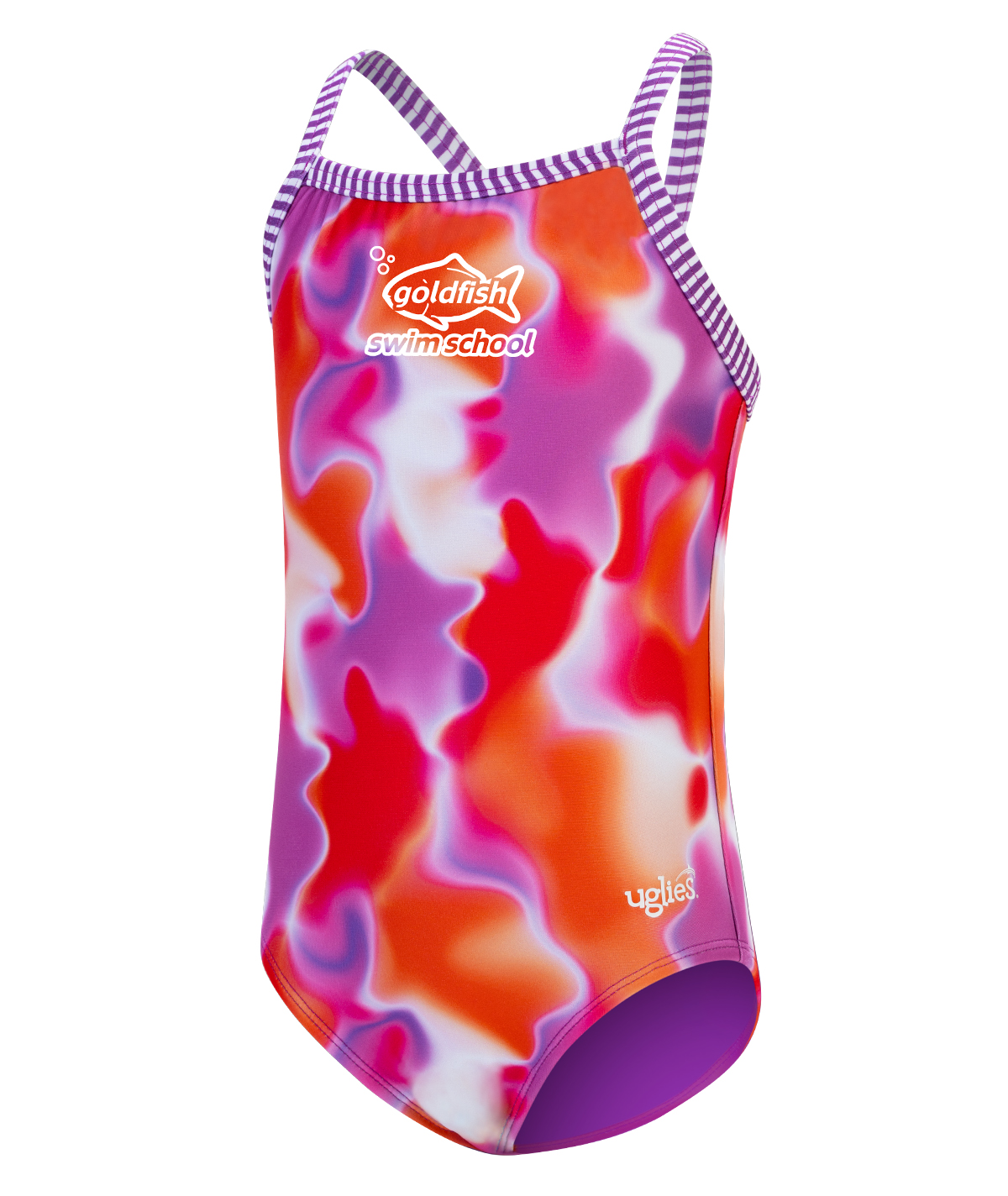 Goldfish Uglies Girls' Radiant Criss-Cross Back One Piece