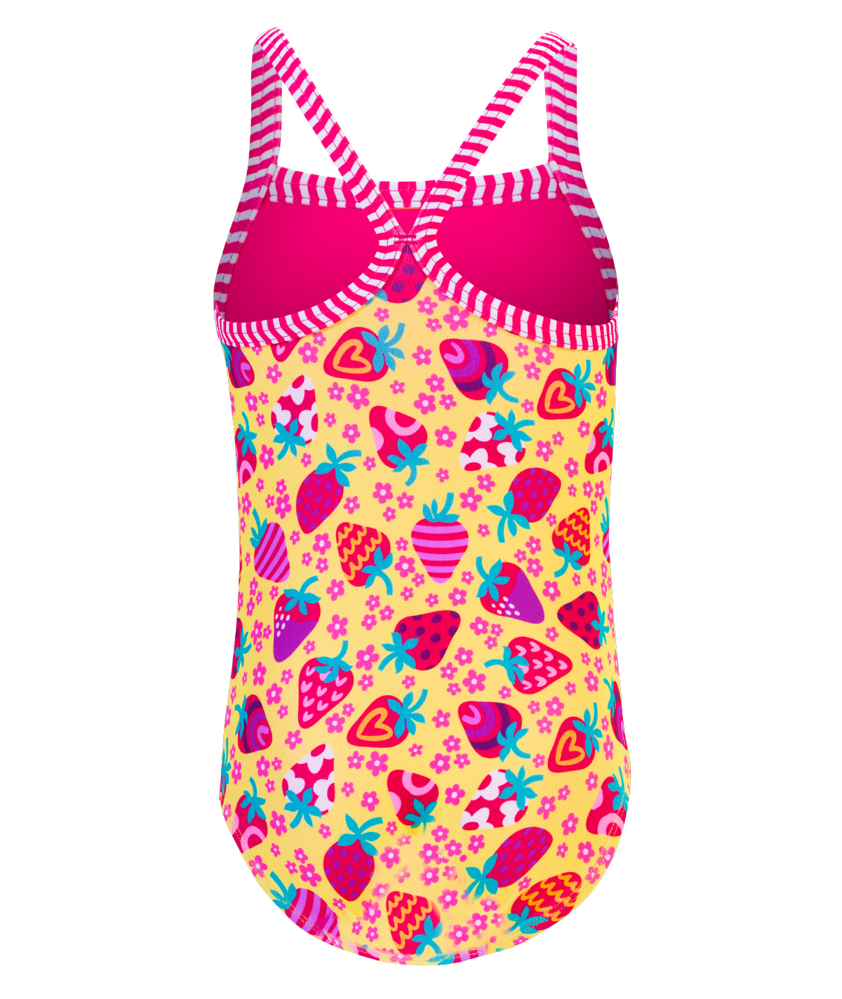 Goldfish Little Dolfin Girls' Berry Sweet One Piece Swimsuit