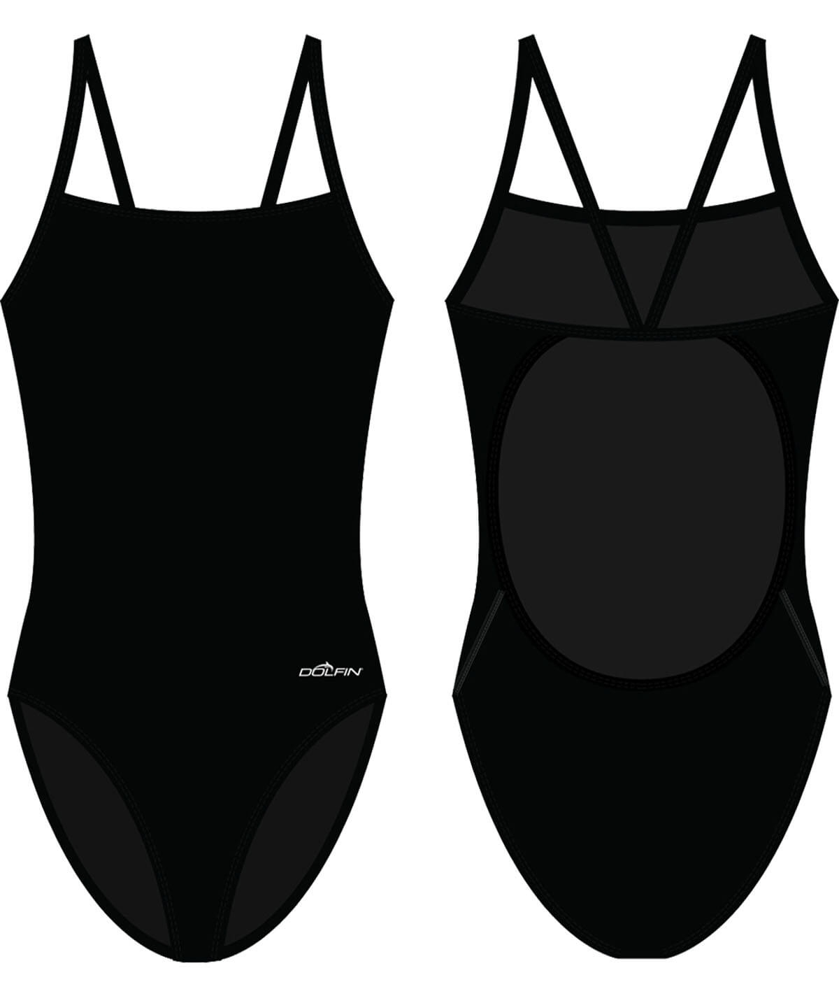 Fit Kit - Female Reliance Print String Back One Piece Swimsuit
