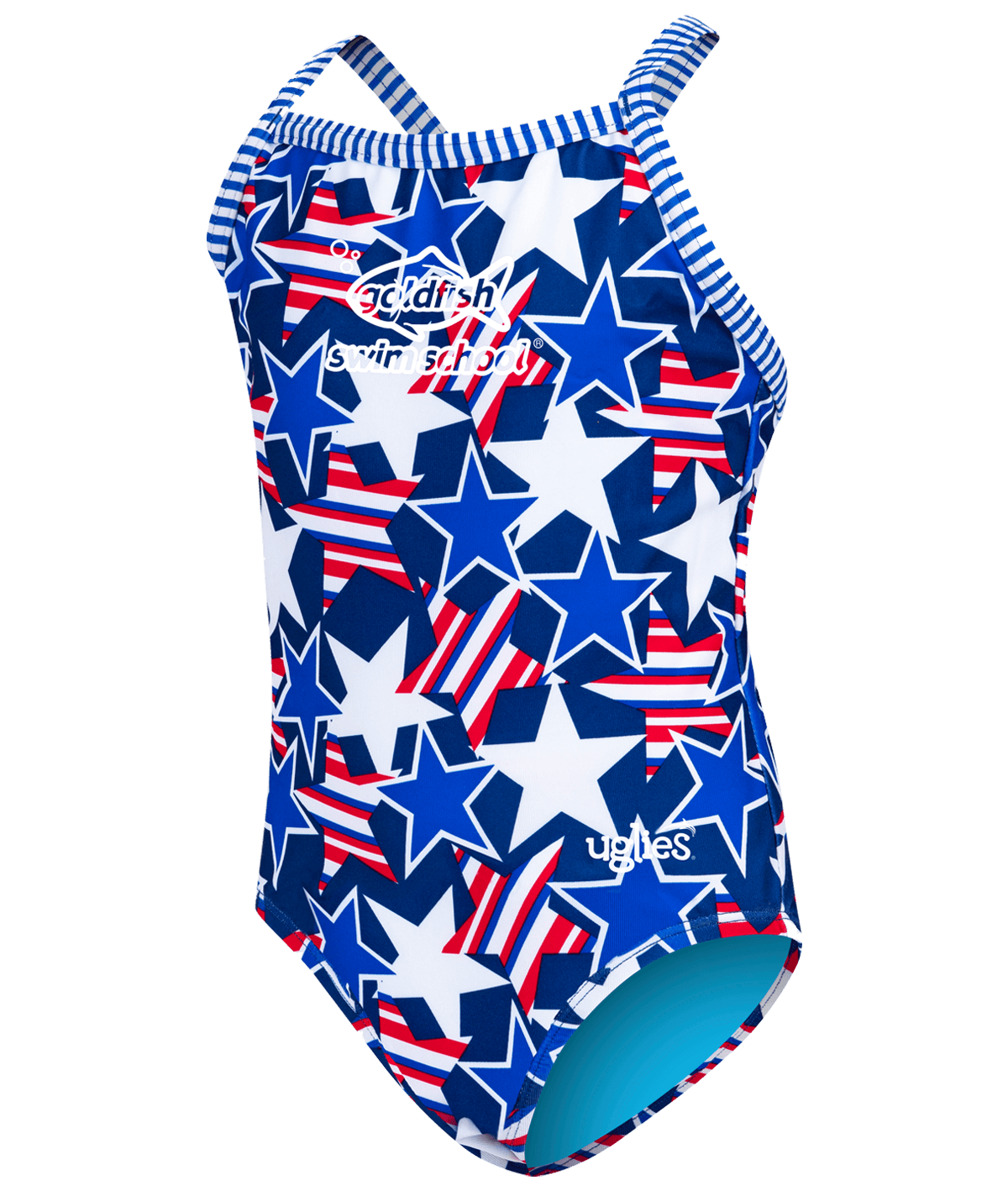 Goldfish Glory Firework One Piece Print Swimsuit