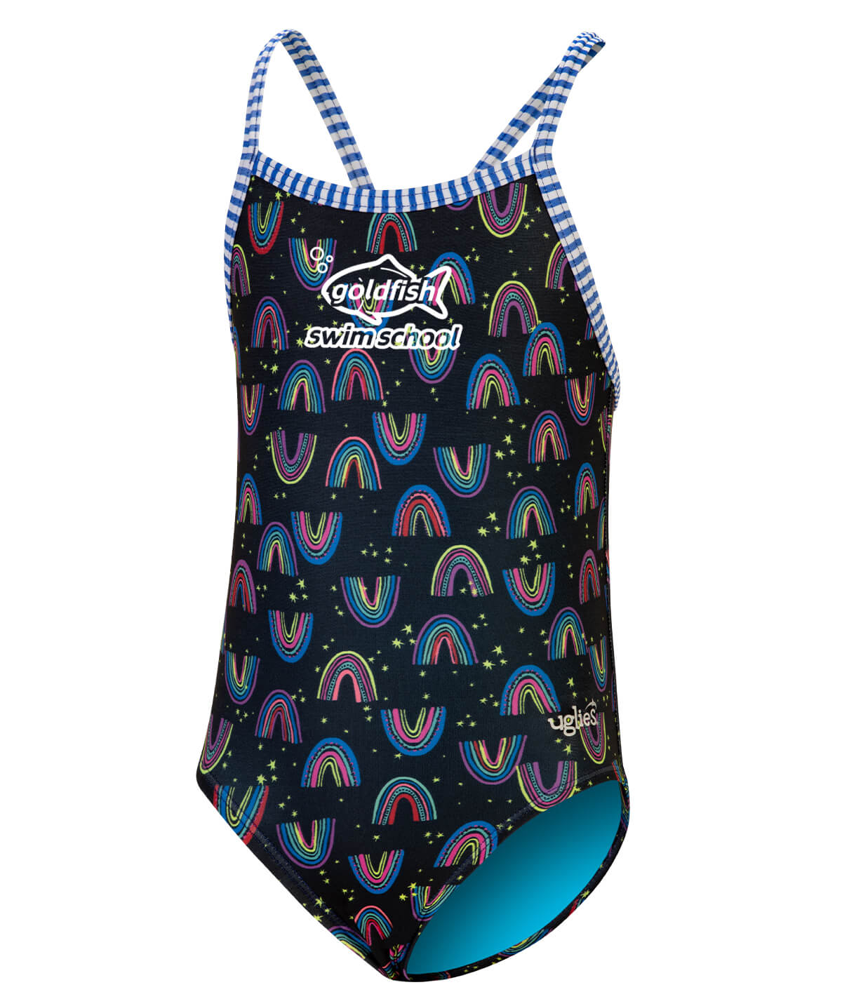 Goldfish Uglies Girls Printed One Piece Swimsuit