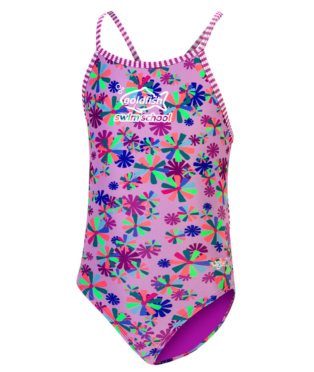 Goldfish Uglies Girls Keyhole One Piece Swimsuit