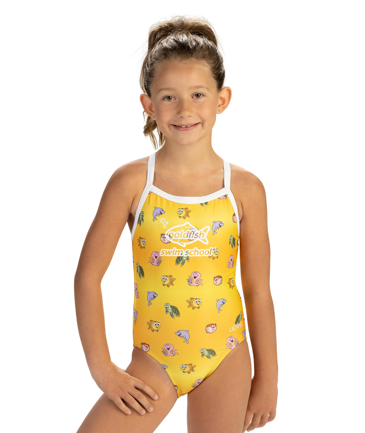 Goldfish Girls One Piece Swimsuit