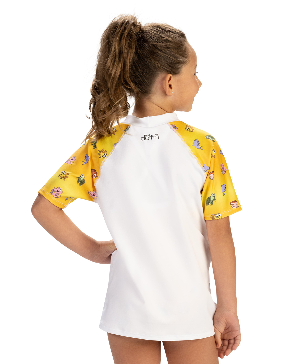 Goldfish Youth Unisex Short Sleeve Rash Guard