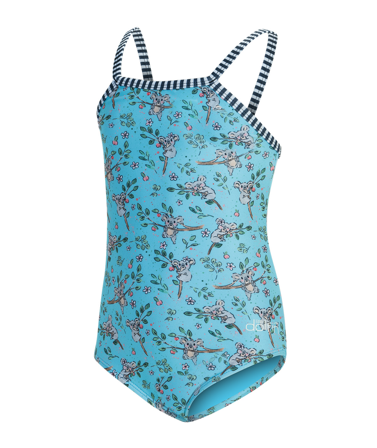 Goldfish Little Dolfin Printed Scoop Front Once Piece with Straight Back