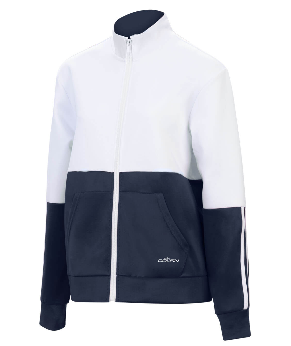 Dolfin Unisex Color Block Warm Up Jacket-WUJ03D