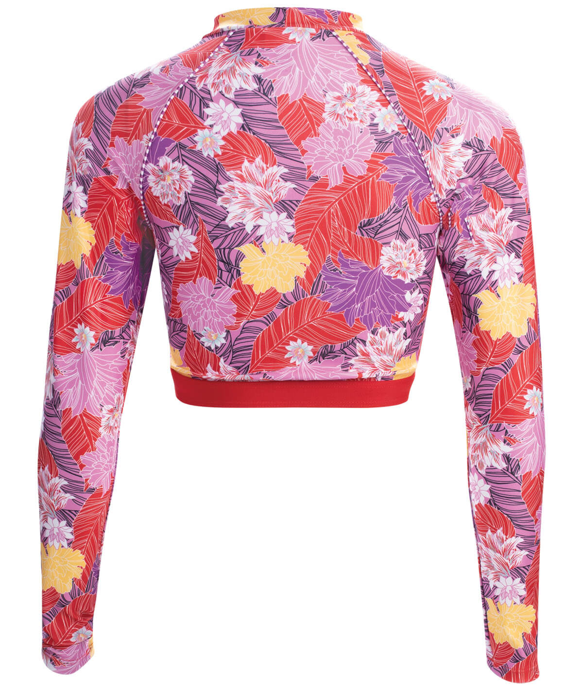 Revibe Women's Mock Neck Cropped Rash Guard