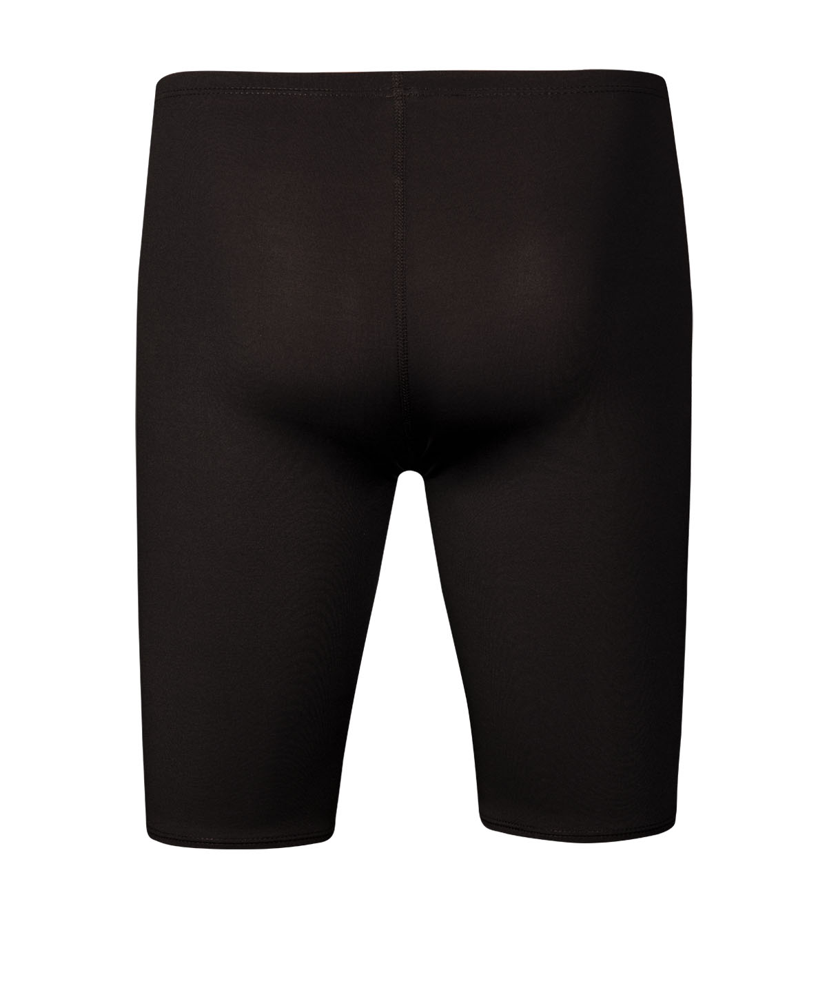 Men's Solid Black Jammer Swimsuit