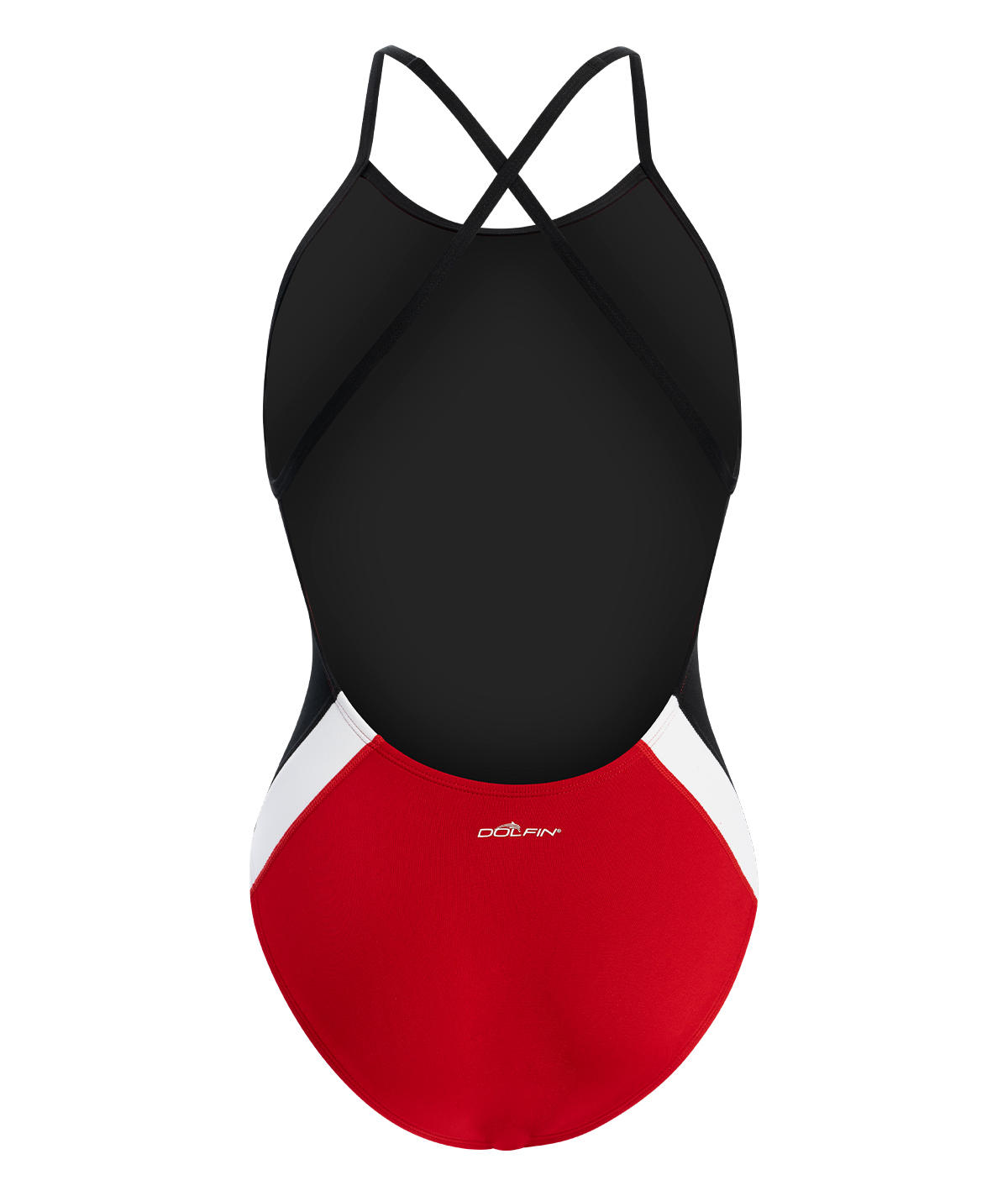 Women's Reliance Solid Color Block Diver Back One Piece