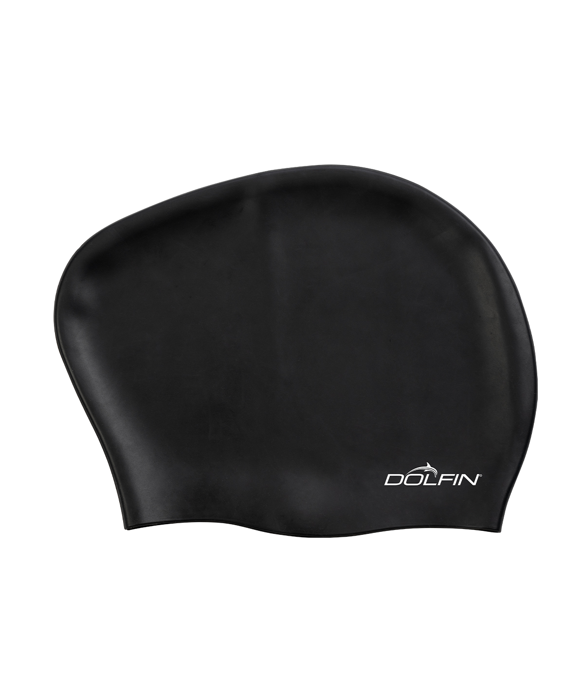 Black Silicone Long Hair Cap