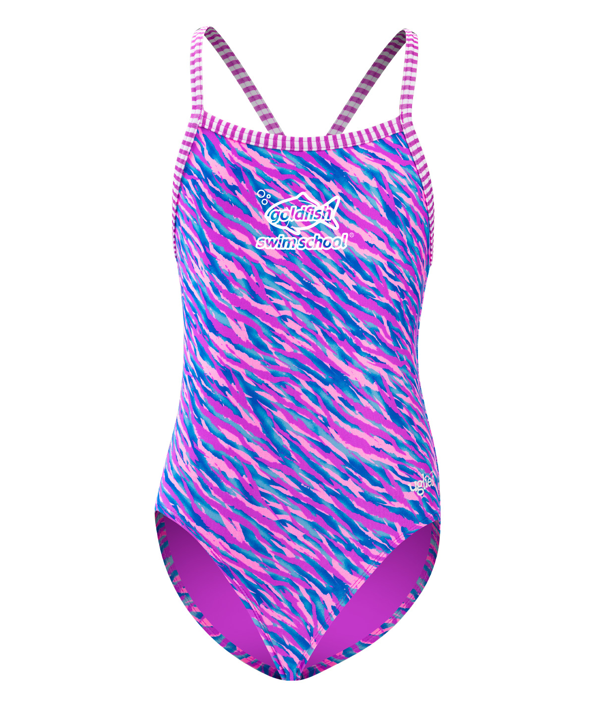 Goldfish Uglies Girls' Aurora Criss-Cross Back One Piece Swimsuit