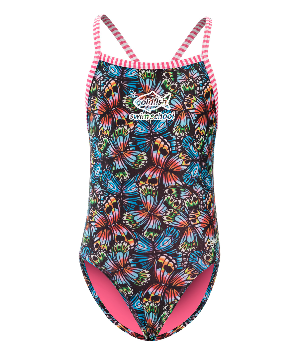 Goldfish Uglies Girls' Flutter By Criss-Cross Back One Piece Swimsuit