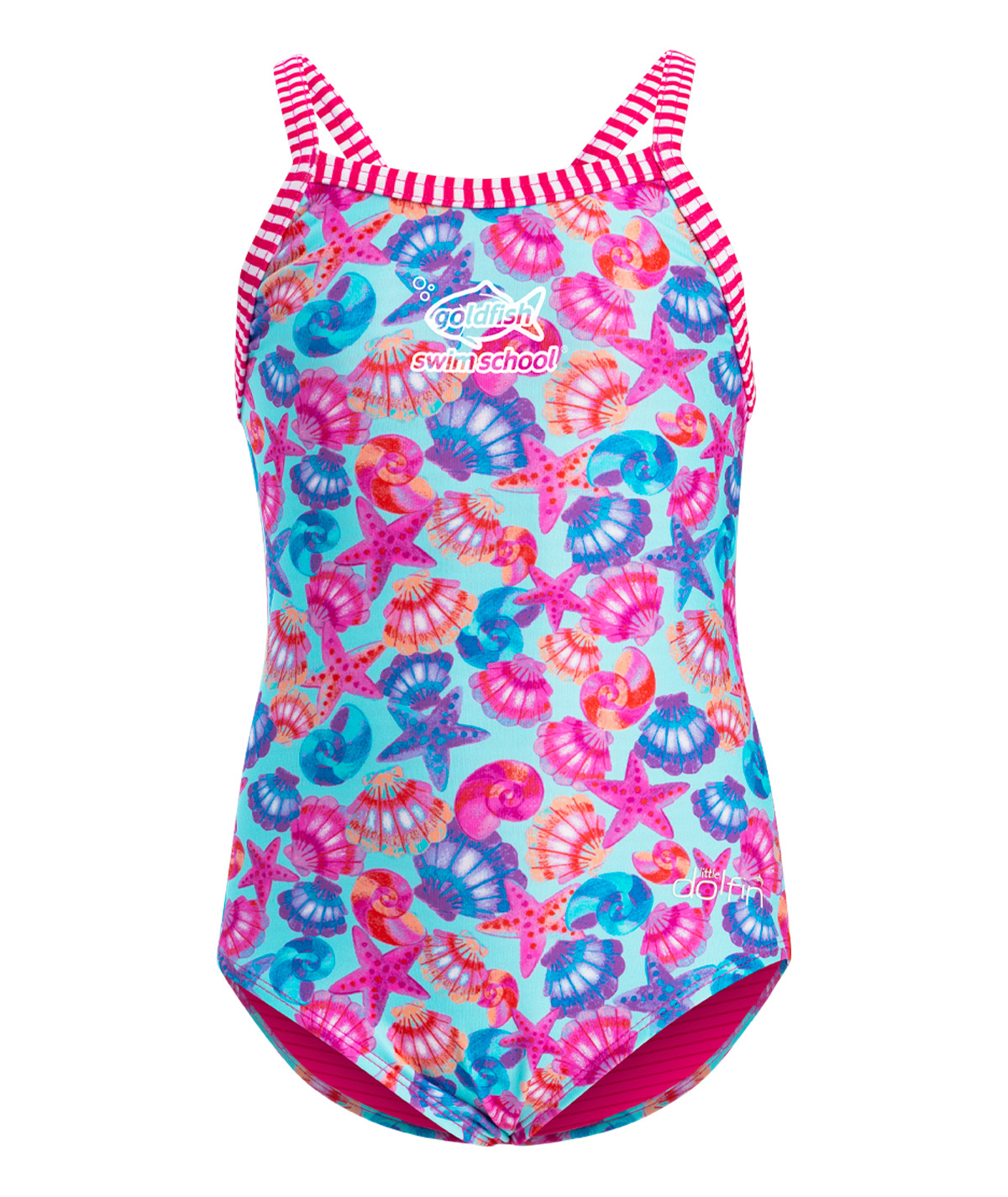 Goldfish Little Dolfin Girls' By the Sea One Piece Swimsuit