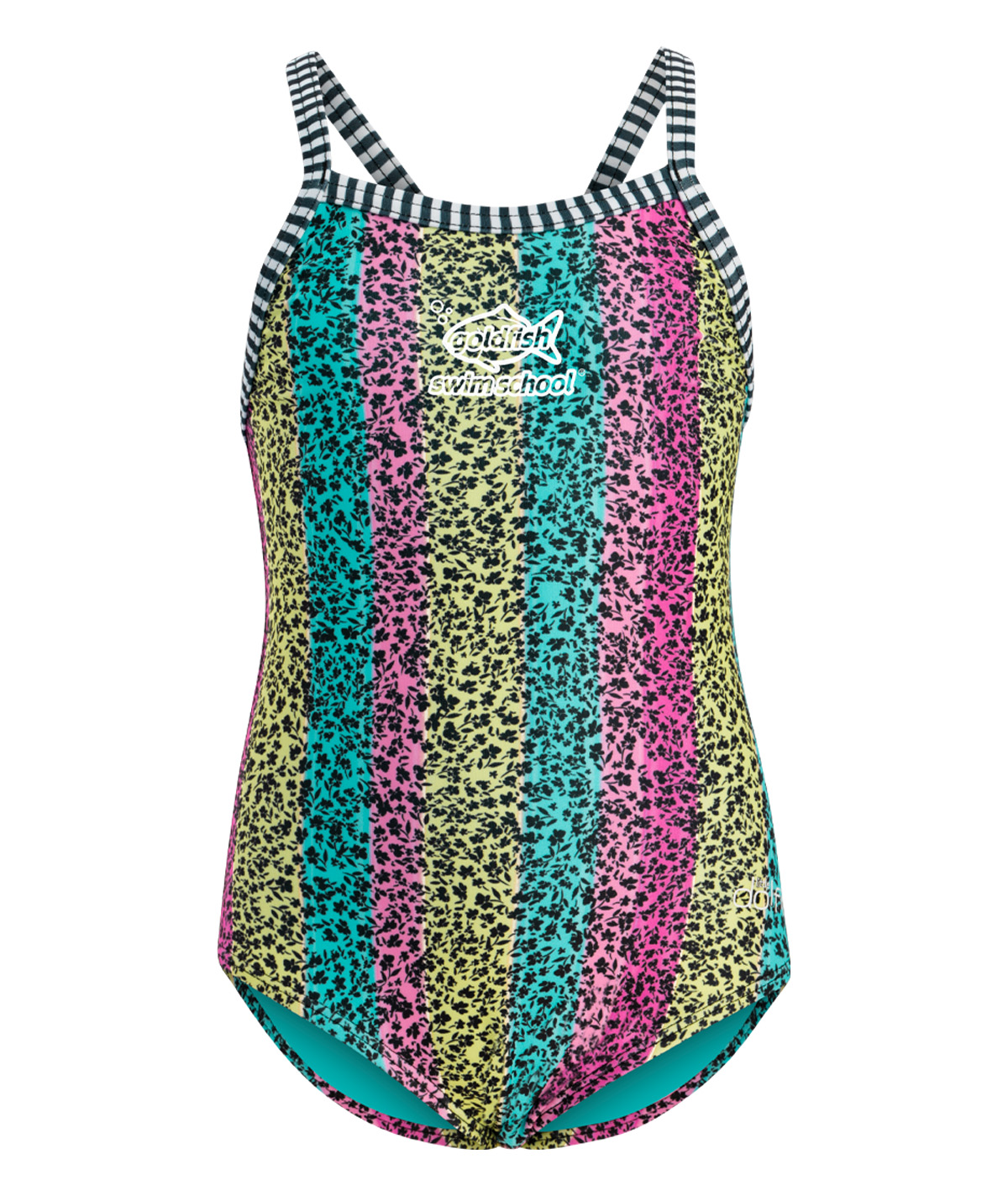 Goldfish Little Dolfin Girls' Floret One Piece Swimsuit