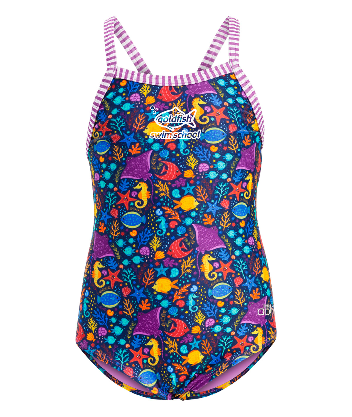 Goldfish Little Dolfin Girls' Little Fish One Piece Swimsuit