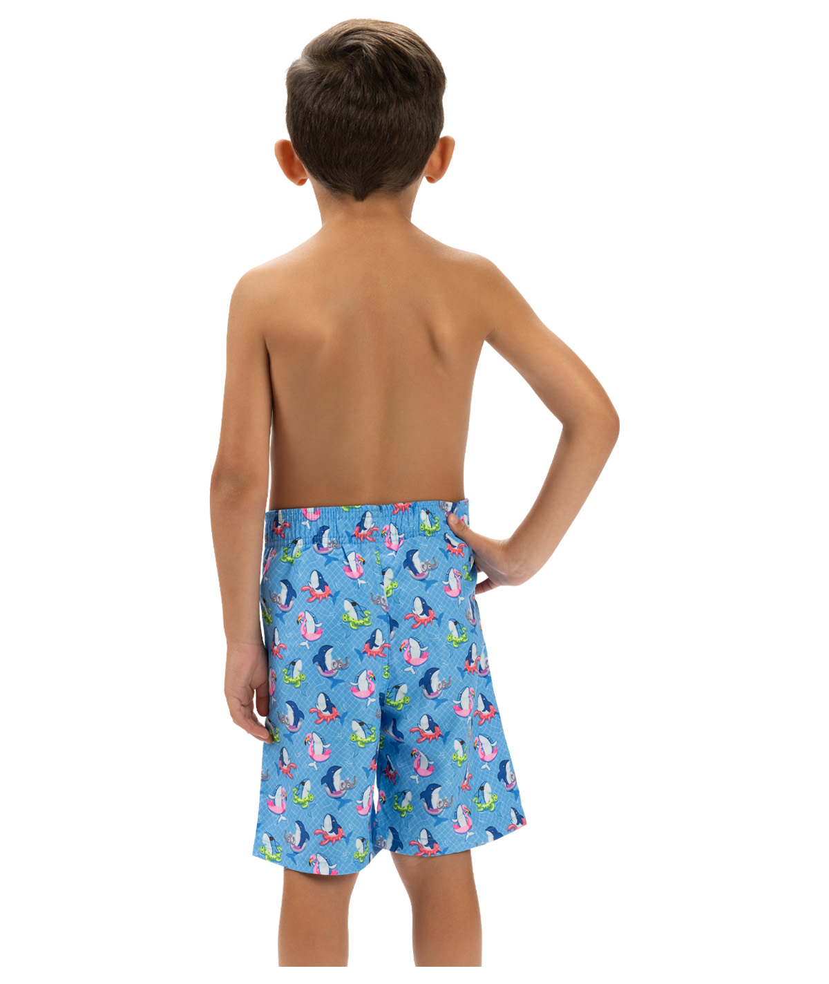 Goldfish Little Dolfin Boys' Fin Floats Swim Trunks