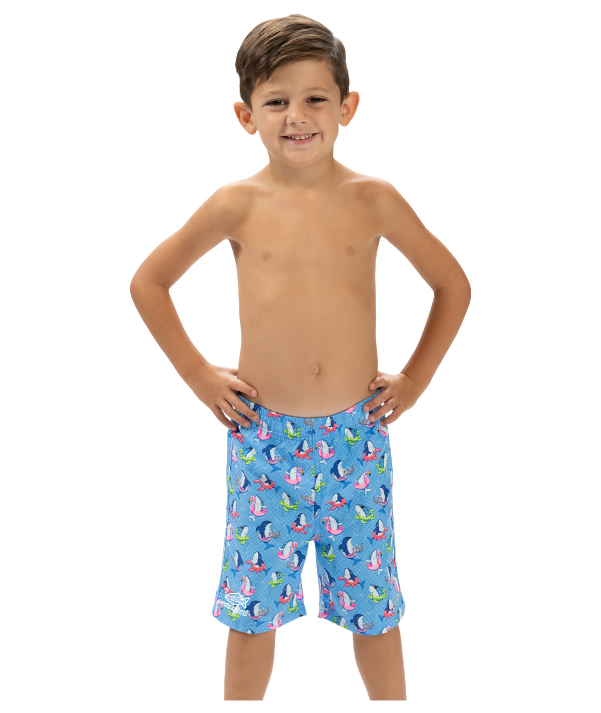 Goldfish Little Dolfin Boys' Fin Floats Swim Trunks