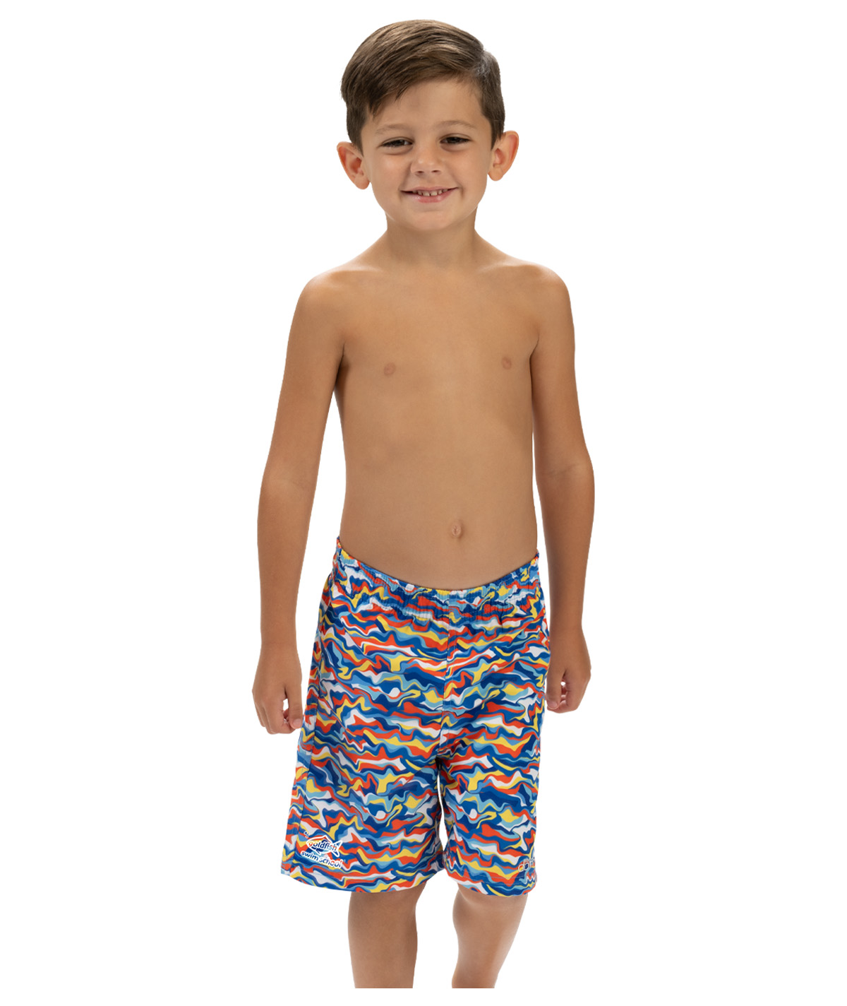 Goldfish Little Dolfin Boys' Surfin Swim Trunks