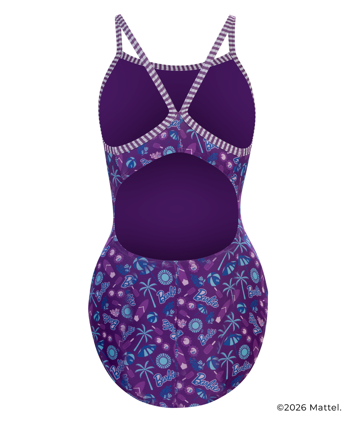 Women's Barbie™ Summer Fun V-Back One Piece