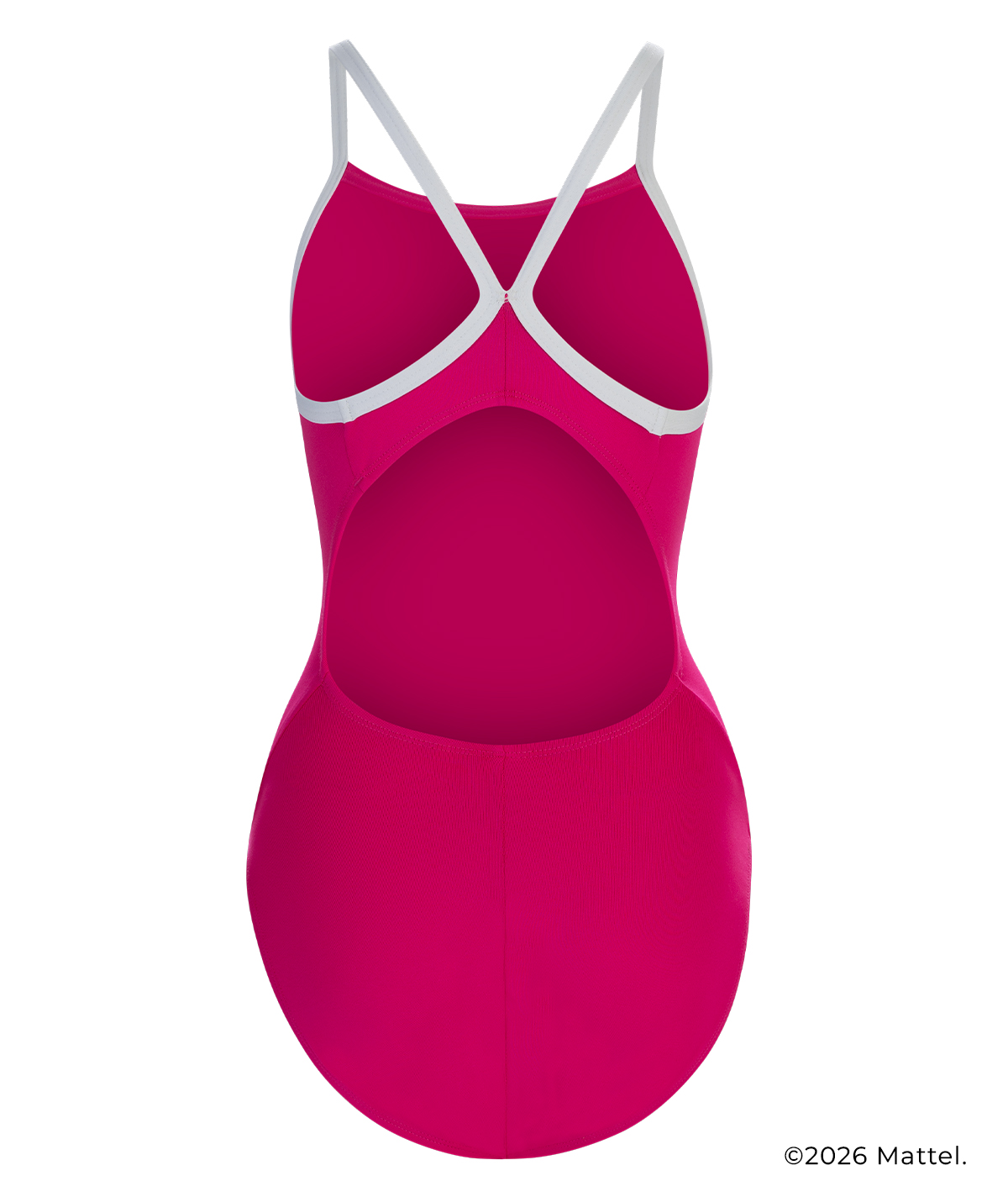 Women's Barbie™ Solid V-Back One Piece