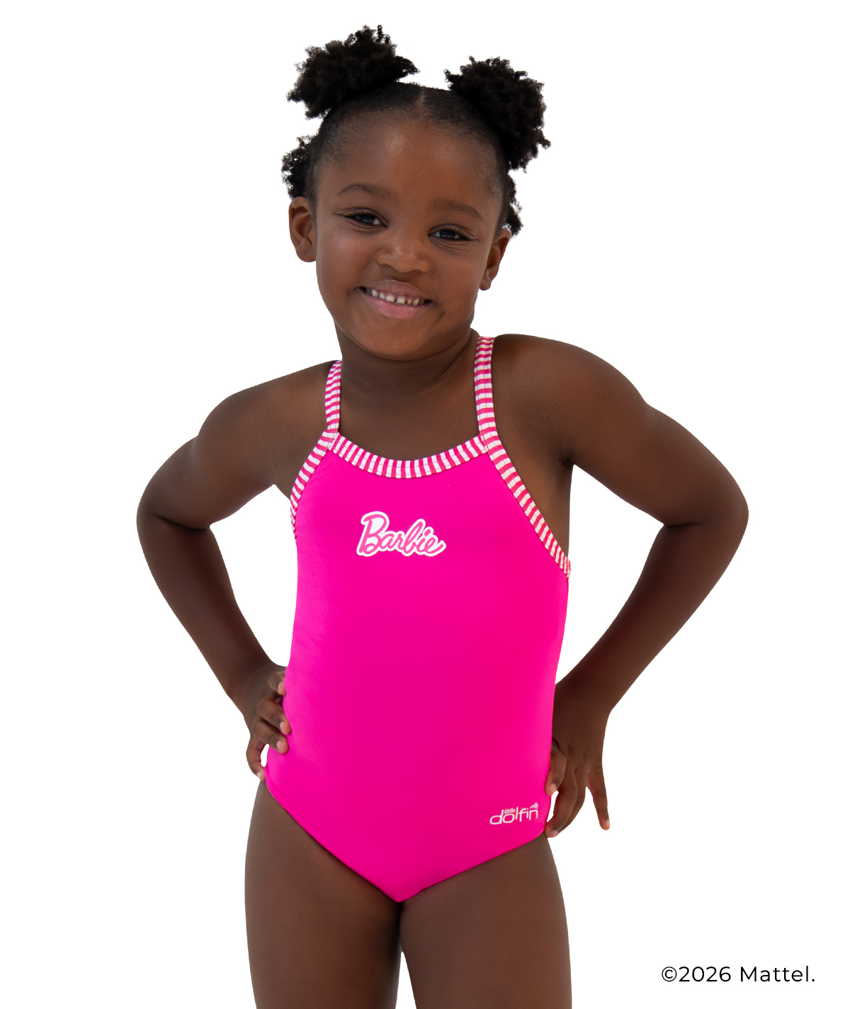Barbie™ Little Girls' Solid One Piece