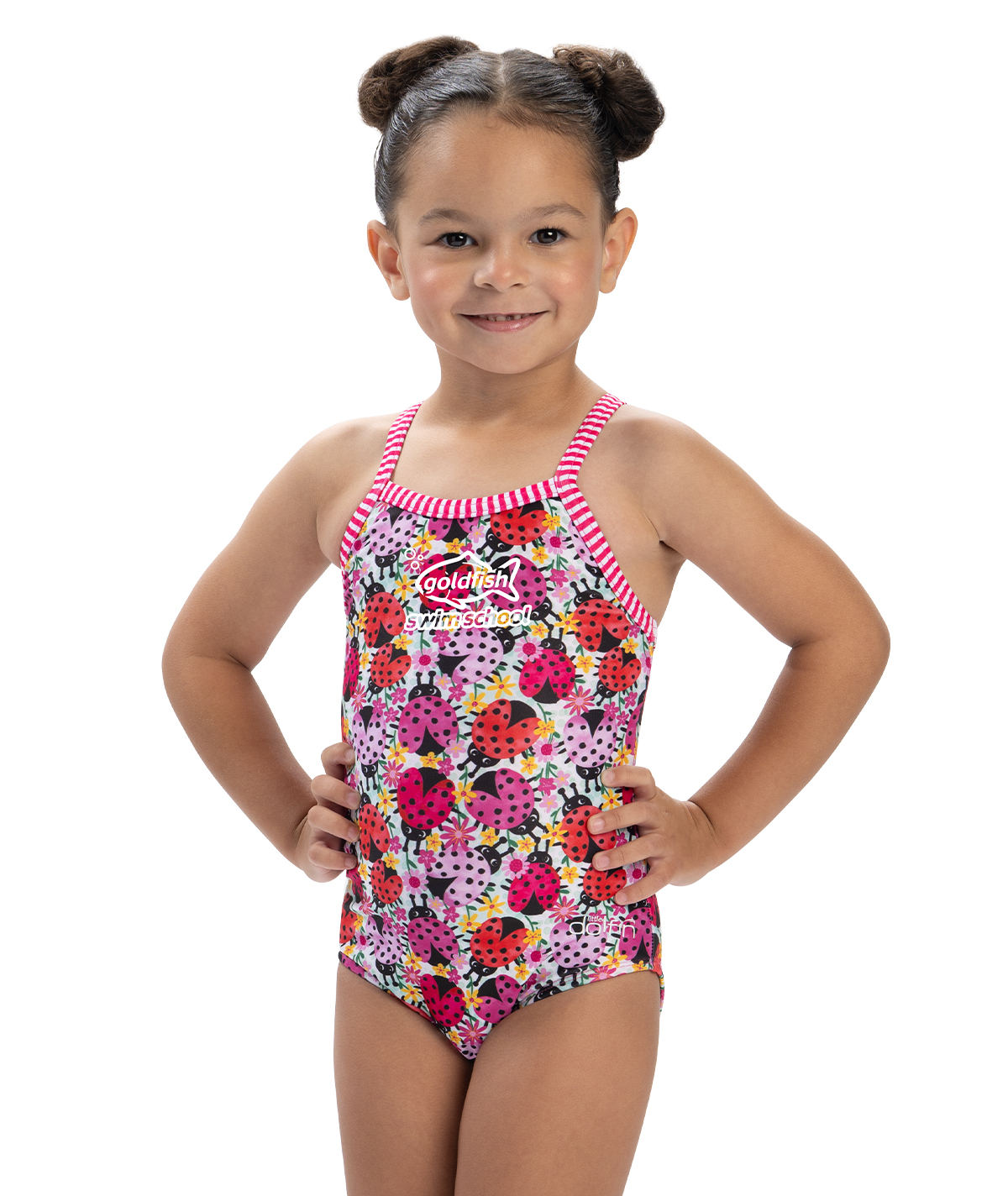 Goldfish Little Dolfin Girls' Hey Lady One Piece Swimsuit