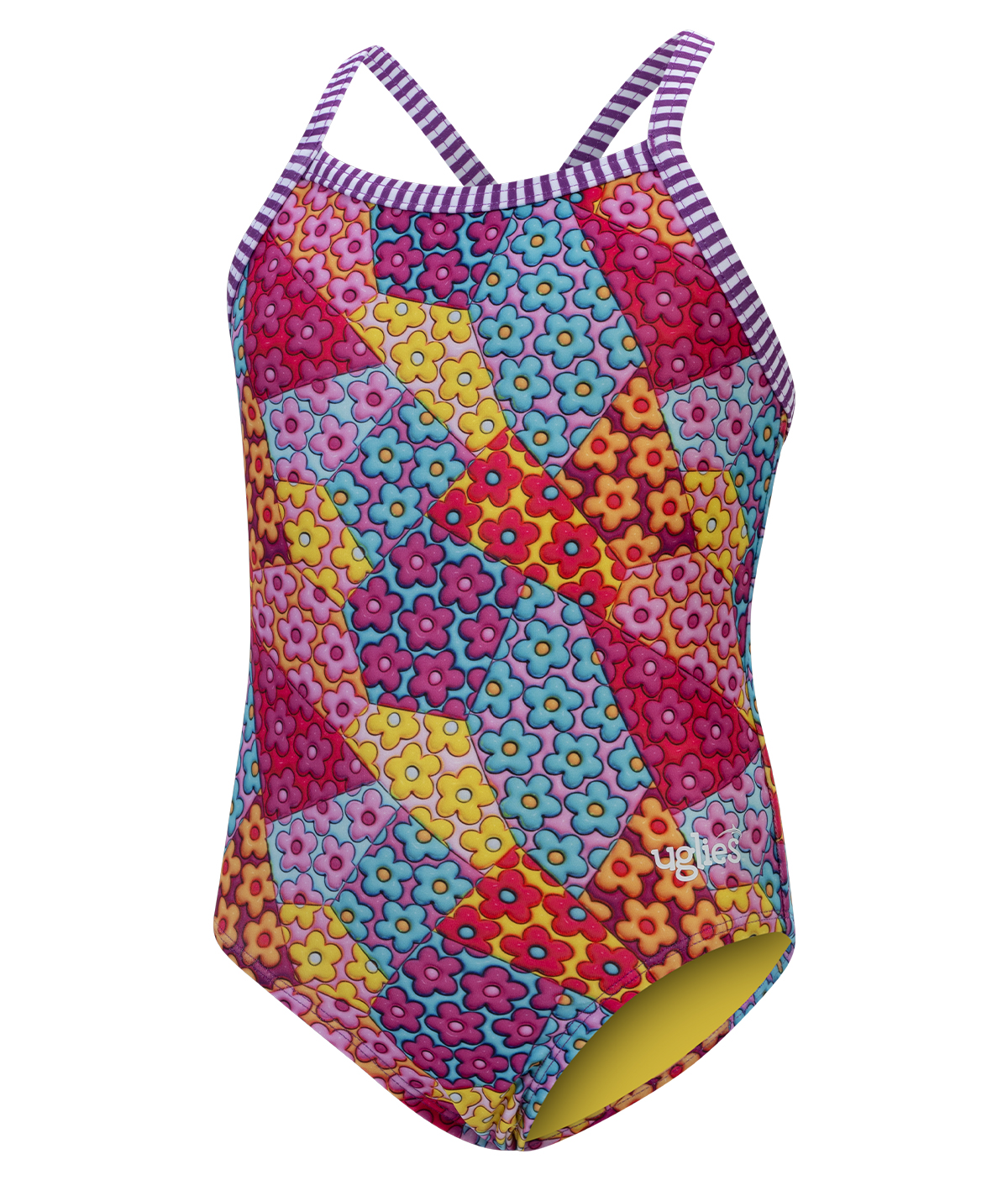 Uglies Girls' Jellin Criss-Cross Back One Piece