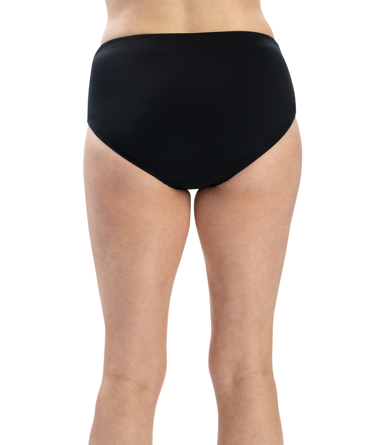 Women's Aquashape Black Conservative Brief