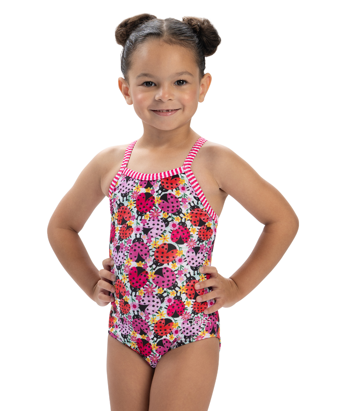Little Dolfin Girls' Hey Lady One Piece Swimsuit