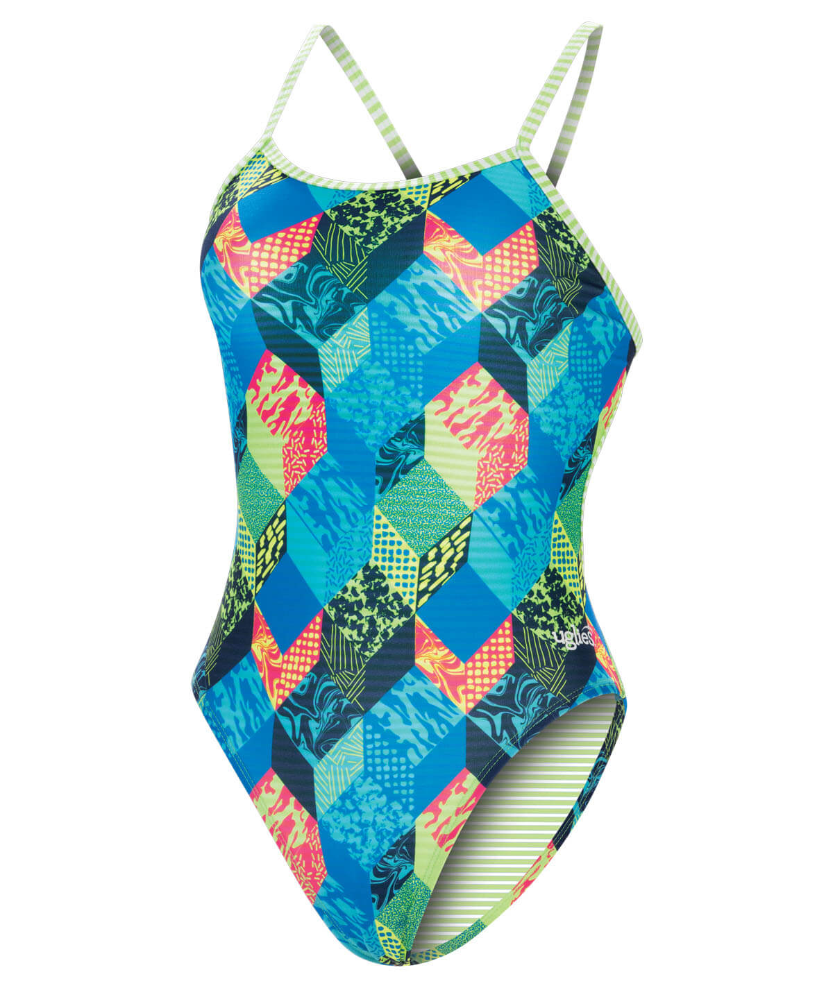 Dolfin Uglies Women's Go For Gold V-2 Back One Piece Swimsuit at