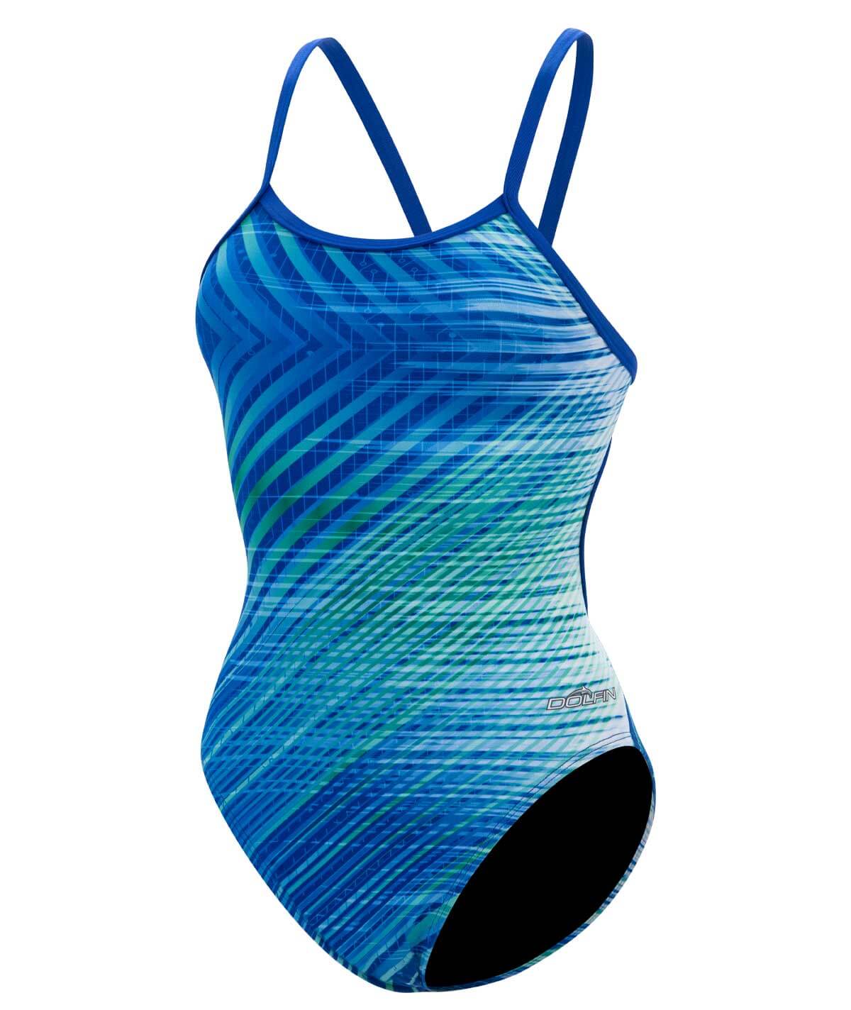 Women's Sublimated String Back 1 Piece Swimsuit-8SB8000